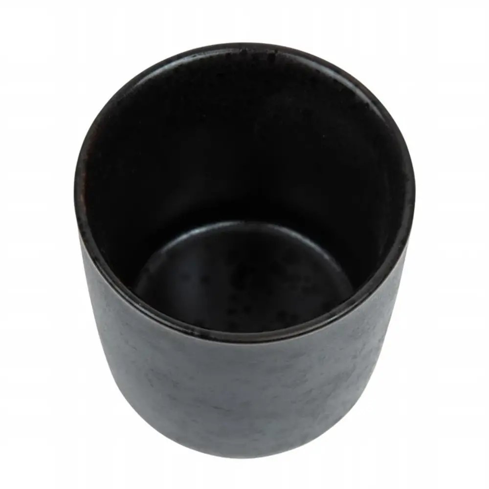 Olympia Bekers | Fusion | Porselein | Zwart | 17cl | 6 Stuks | ø68x74(h)mm