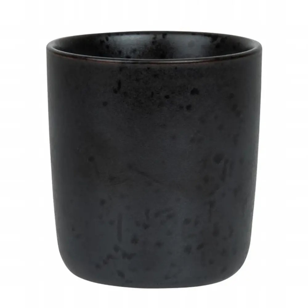 Olympia Bekers | Fusion | Porselein | Zwart | 17cl | 6 Stuks | ø68x74(h)mm