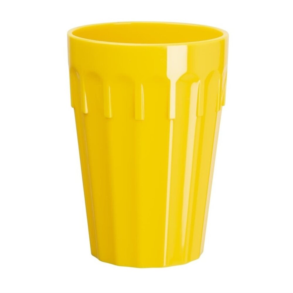 Olympia Bekers | Kristallon | Kunststof | Geel | 26cl | 12 Stuks | 100(h)mm