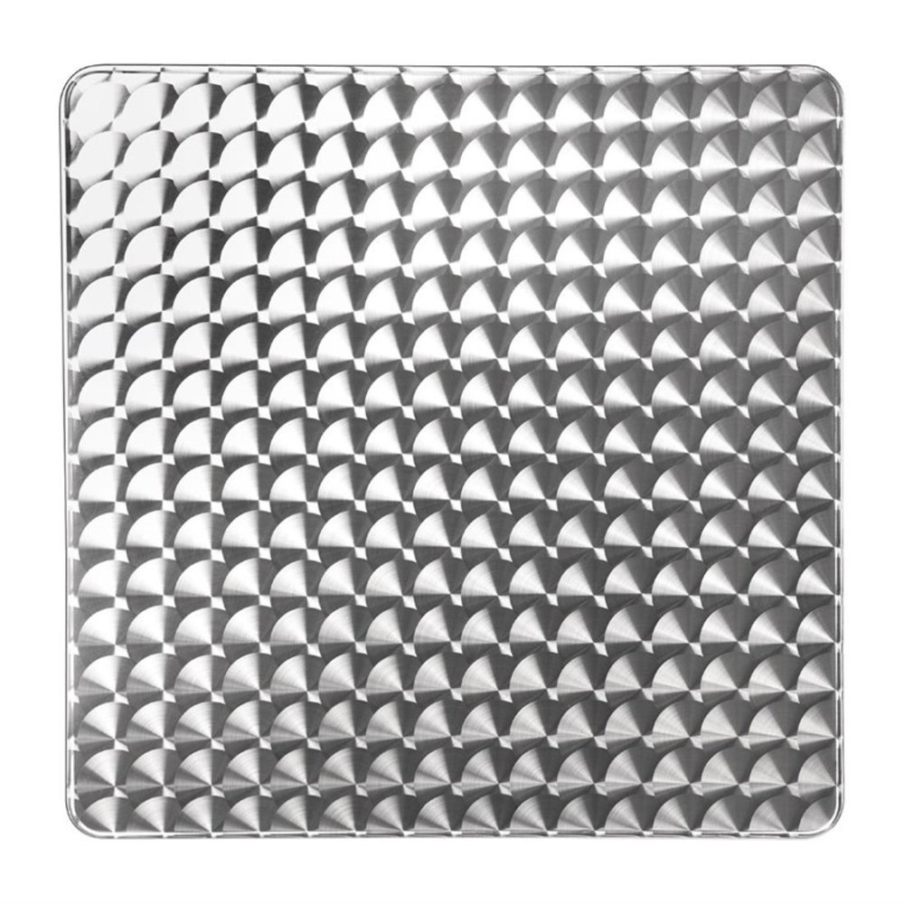 Bolero Inklapbare Tafel | Rvs/aluminium | Rvs Blad | Aluminium Frame | In-/outdoor | 600x600x720(h)mm