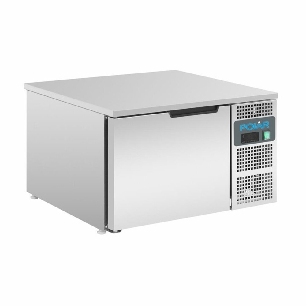 Polar Blastchiller | 3 Niveaus (2/3 Gn) | Max. 8kg (koelen) / 5kg (vriezen) | 0.45kw (230v) | 660x650x420(h)mm