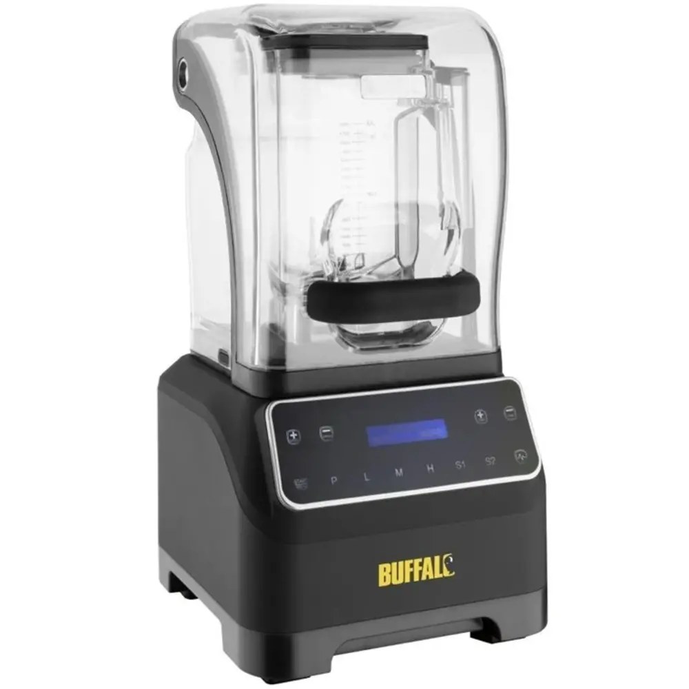 Buffalo Blender | 1.8l | Instelbare Snelheid | 1.68kw (230v) | Geluidskap | Programmering | Bpa-vrij | 246x271x487(h)mm