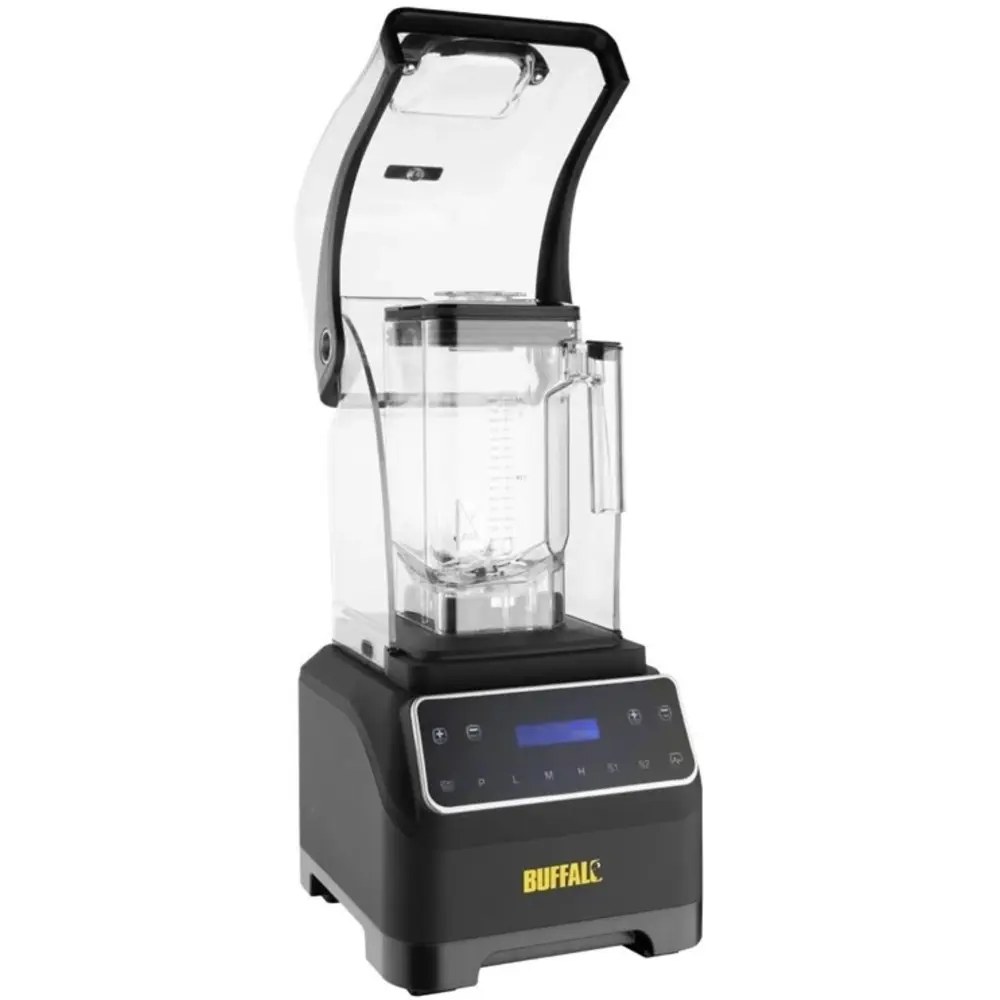 Buffalo Blender | 1.8l | Instelbare Snelheid | 1.68kw (230v) | Geluidskap | Programmering | Bpa-vrij | 246x271x487(h)mm