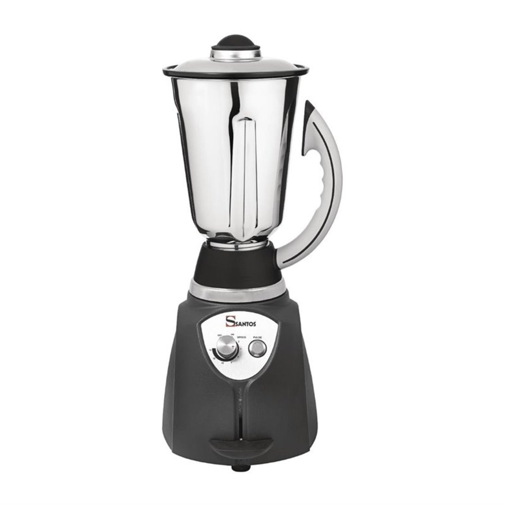 Santos Blender Aluminium/rvs 4L | 750w | 0-15000 Rpm | 215x220x615(h)mm