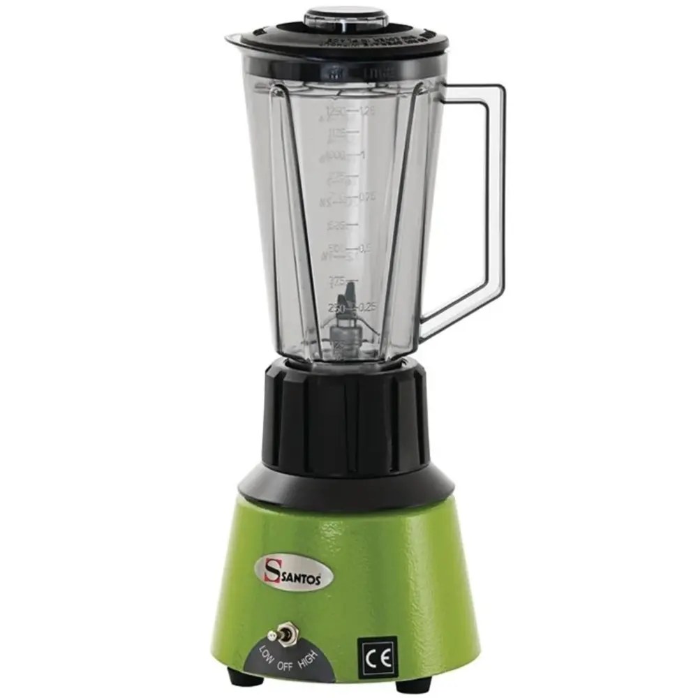 Santos Blender | N.33 | 1.25l | 2 Snelheden (12.000-16.000rpm) | 0.6kw (230v) | 180x180x420(h)mm