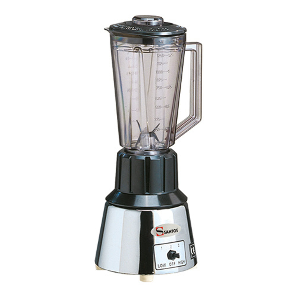 Santos Blender N.33-deluxe (cap.1,25l) | 600w | Met 2 Snelheden | 180x180x420(h)mm