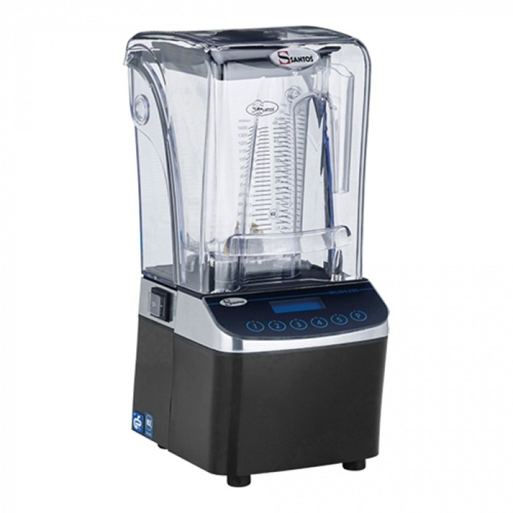 Santos Blender N.62 (cap.2,0l) | 1kw | Tiptoets Bediend Lcd Display 5 Tiptoetsen en Pulse Toets | 200x250x440(h)mm