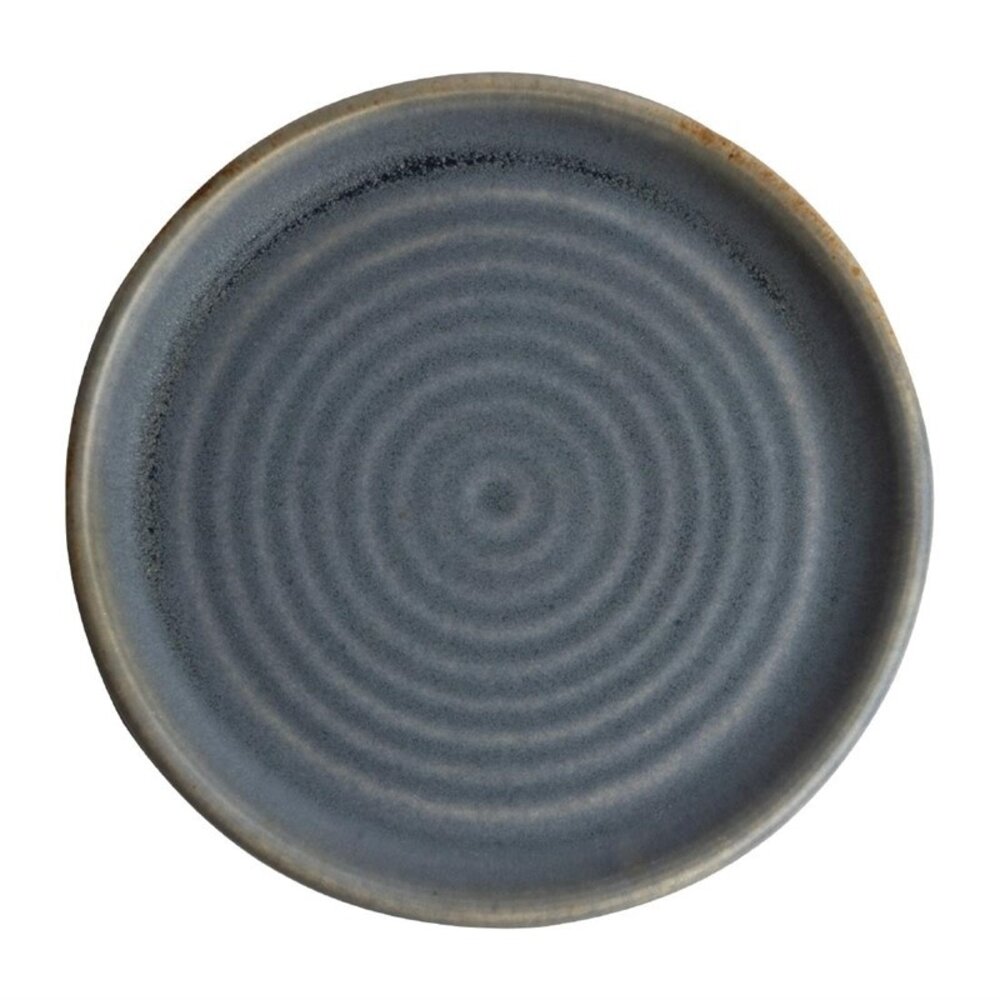 Olympia Borden | Canvas | Keramiek | Blauw | 6 Stuks | ø180x20(h)mm