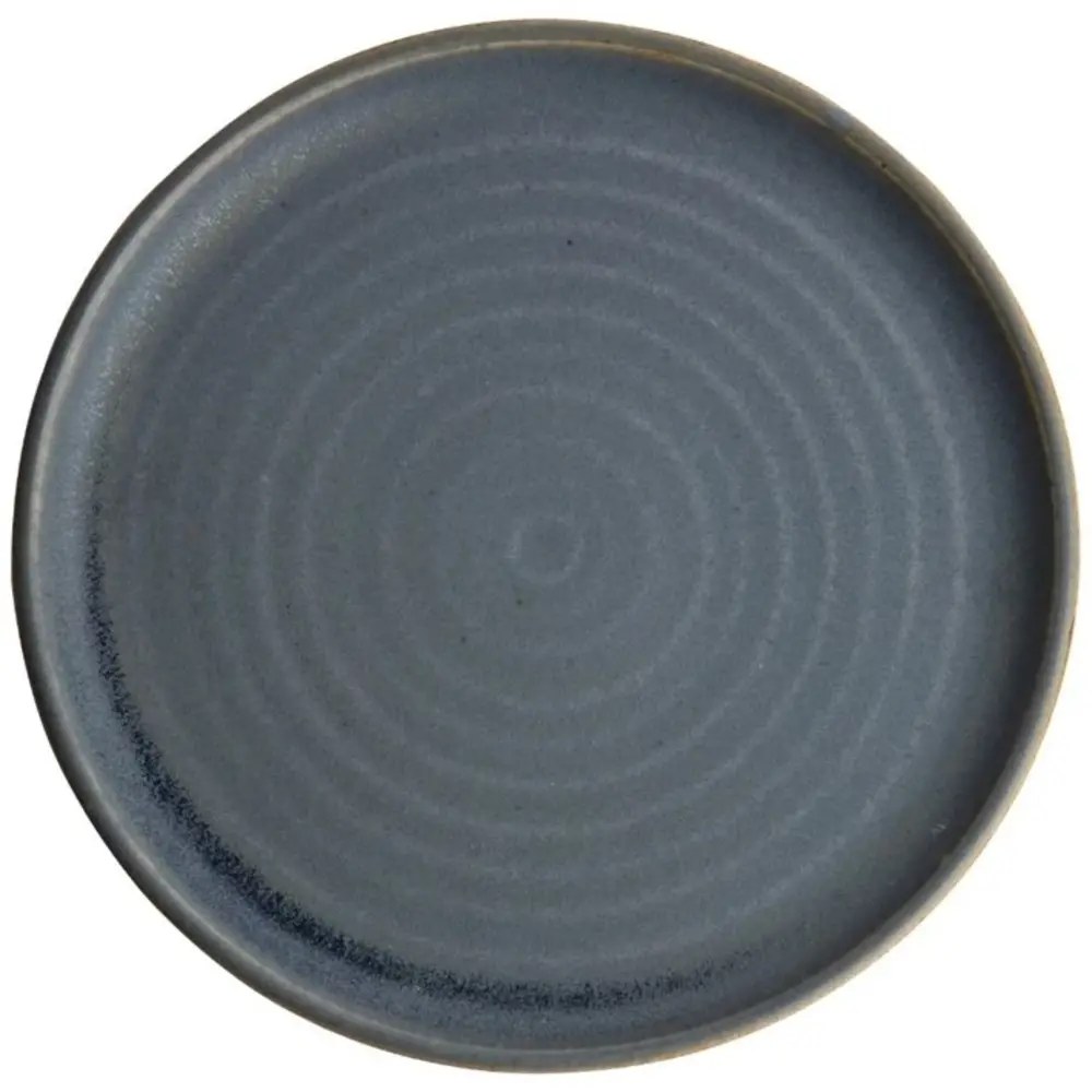 Olympia Borden | Canvas | Keramiek | Blauw | 6 Stuks | ø265x24(h)mm