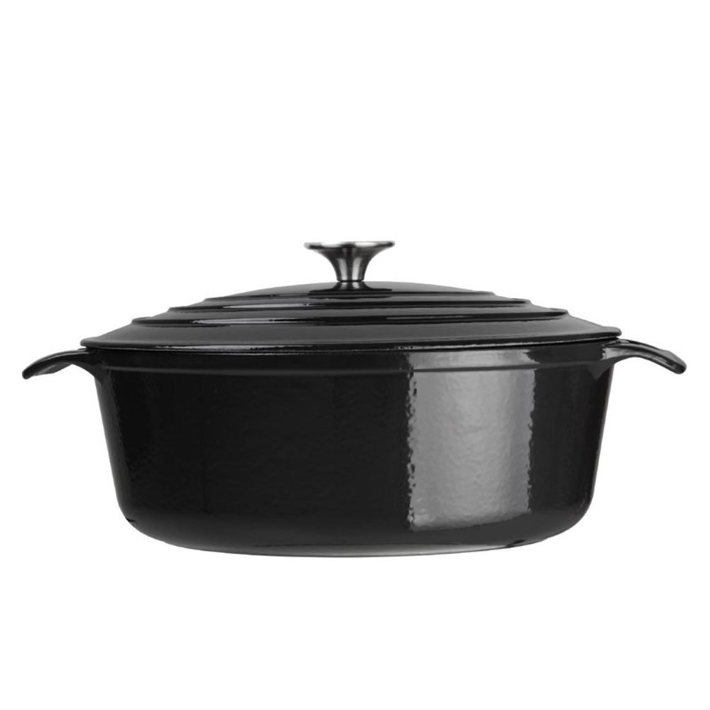 Vogue Braadpan | Gietijzer | 5L | Div. Warmtebronnen | Incl. Deksel | 243x295x110(h)mm