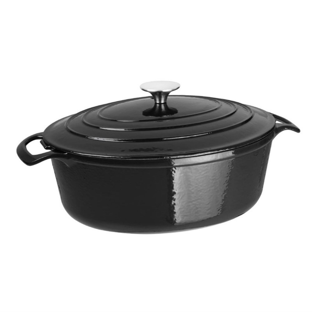 Vogue Braadpan | Gietijzer | 5L | Div. Warmtebronnen | Incl. Deksel | 243x295x110(h)mm