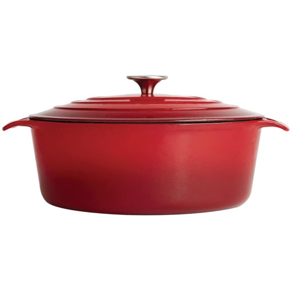 Vogue Braadpan | Gietijzer | 5L | Div. Warmtebronnen | Incl. Deksel | 243x295x110(h)mm