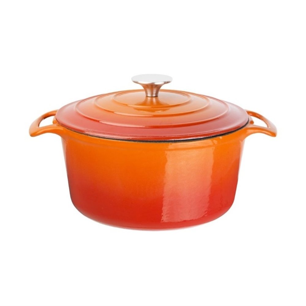 Vogue Braadpan | Gietijzer | 4L | Div. Warmtebronnen | Incl. Deksel | ø235x125(h)mm
