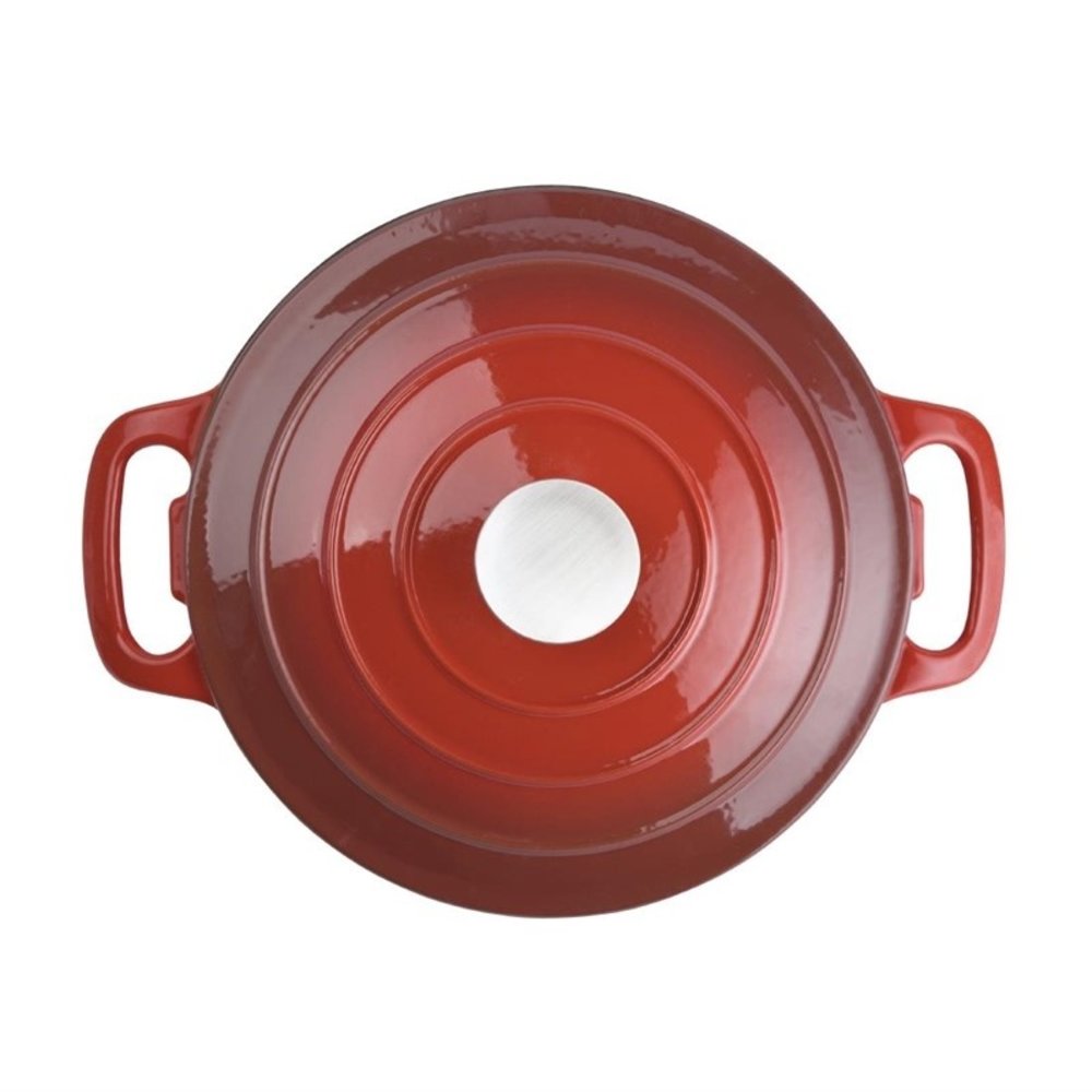 Vogue Braadpan | Gietijzer | 3.2l | Div. Warmtebronnen | Incl. Deksel | ø205x120(h)mm