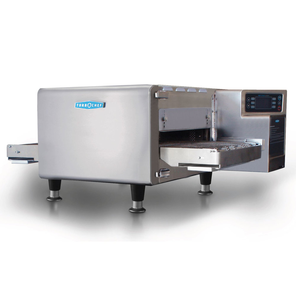 Turbochef Conveyor Oven | High Speed | Interne Afzuiging | Programmeerbaar | Split Belt | 400v (7.5kw) | 914/1219x805x432(h)mm