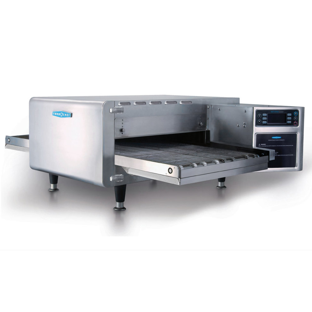 Turbochef Conveyor Oven | High Speed | Interne Afzuiging | Programmeerbaar | Split Belt | 400v (14.4kw) | 1227x907x432(h)mm