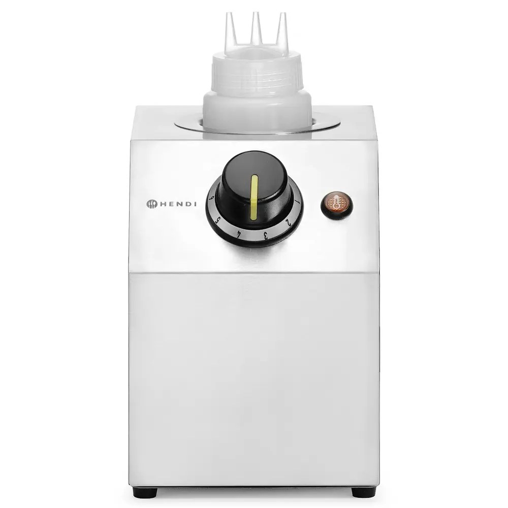Hendi Doseerflesverwarmer | 1x 0.65l | 30°c/65°c | 0.2kw (230v) | 150x223x282(h)mm