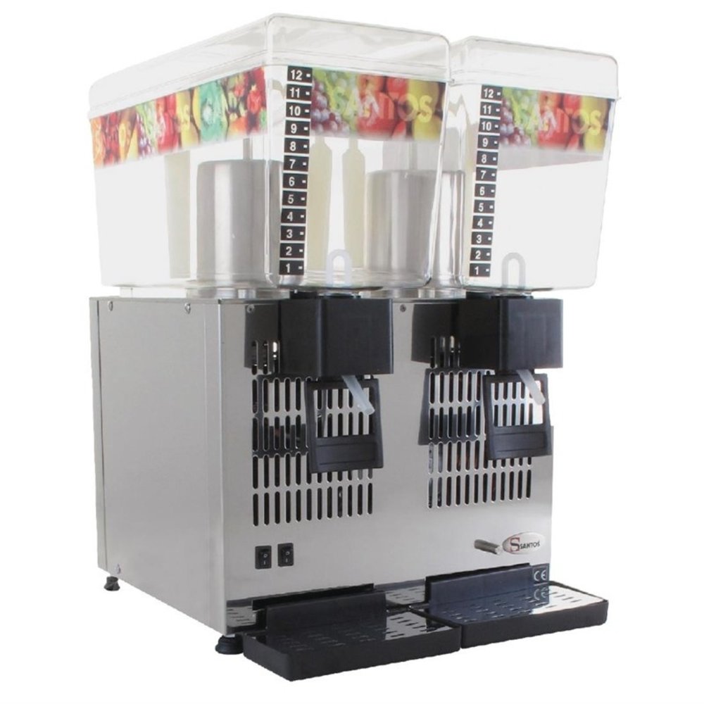 Santos Dubbele Drankendispenser | 2x 12l | 230v | 380x430x545(h)mm