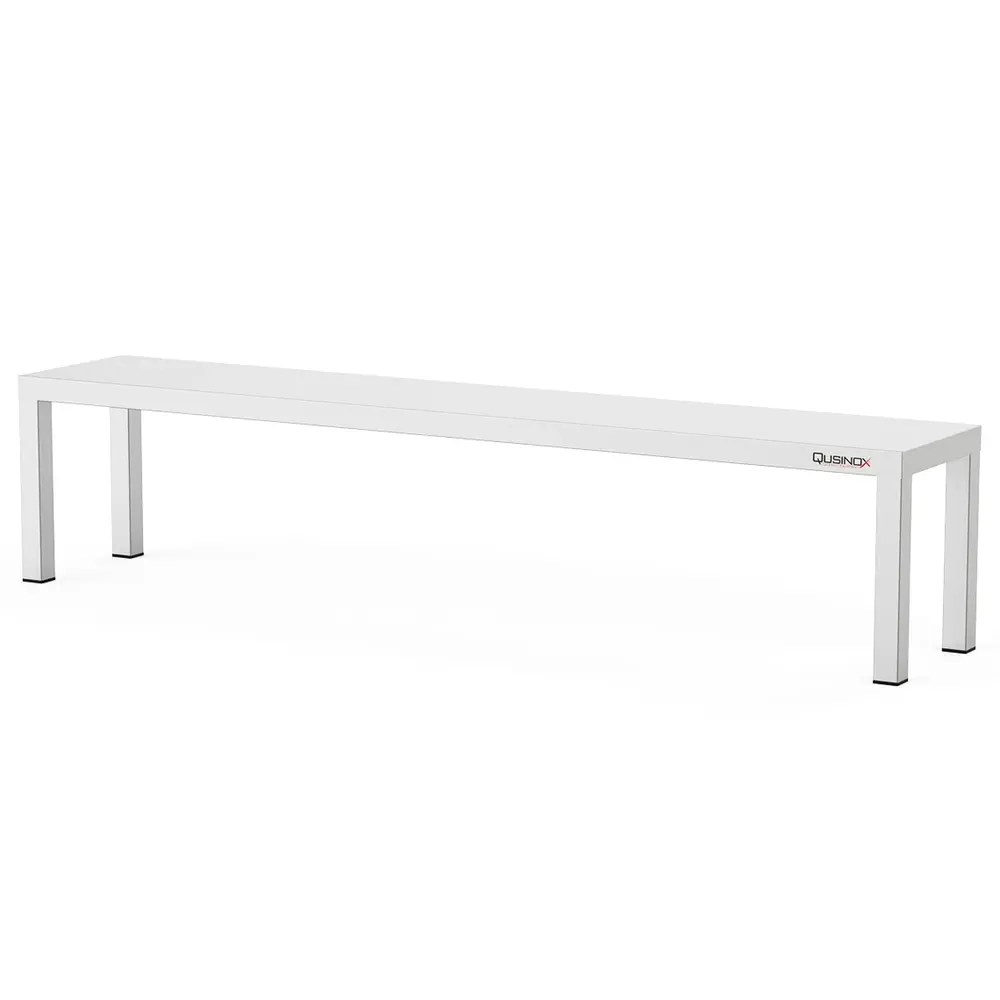 Qusinox Etagere | Rvs | 1 Niveau | Diepte 300 | Hoogte 350 | Breedte 1000-2000