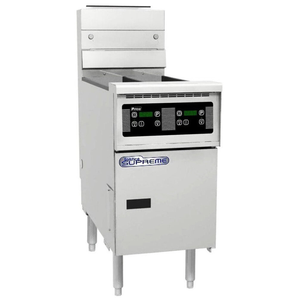 Pitco Friteuse | Ssh55 | Aardgas (be) | 23l | 23.4kw | Aftapkraan | 397x875x1228(h)mm