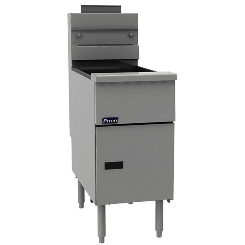 Pitco Friteuse | Vf35 | Propaangas (nl) | 18l | 20.5kw | Aftapkraan | 397x813x864/1197(h)mm
