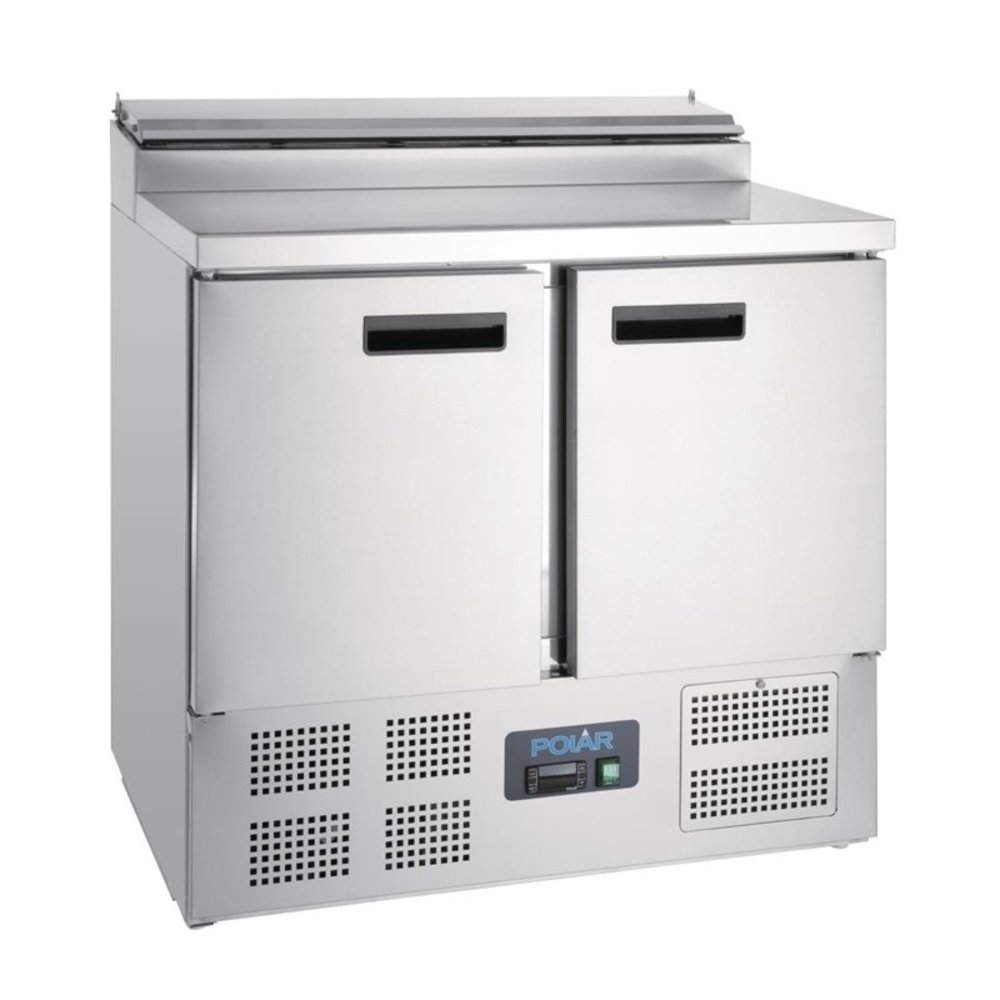 Polar G-serie Rvs Gekoelde Saladette | 254l | 5x 1/6 GN | 230v | 900x700x1010(h)mm
