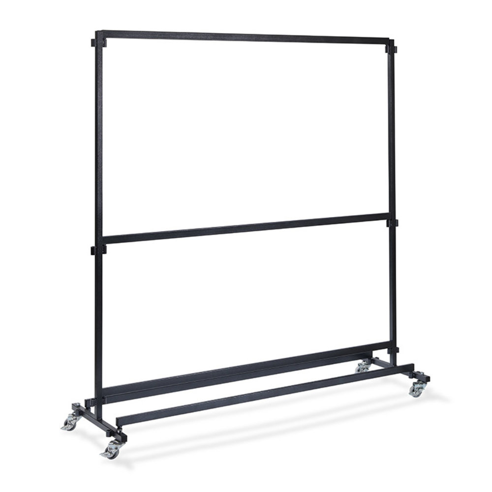 Veba Garderoberek | Staal | Zware Belasting | Wielen (geremd) | 1920x600x2000(h)mm