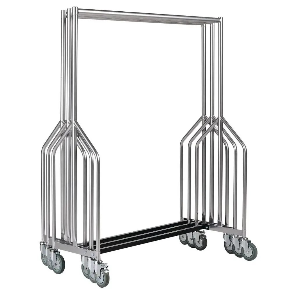 Bolero Garderoberek | Staal | Zware Belasting | Wielen (geremd) | 1200x500x1670(h)mm