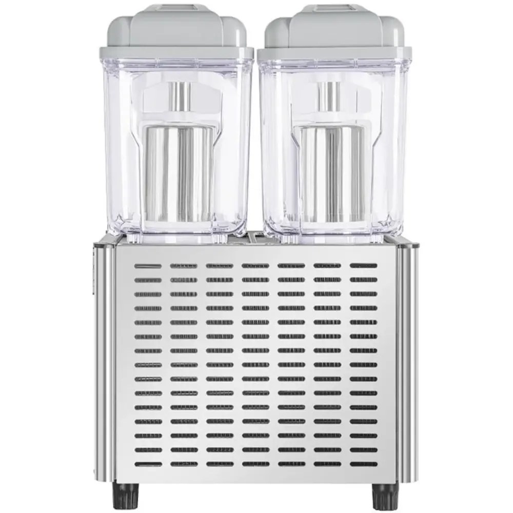 Polar Gekoelde Drankendispenser | G-serie | Grijs/rvs | 2x 12l | 0°c/+10°c | 420x450x635(h)mm
