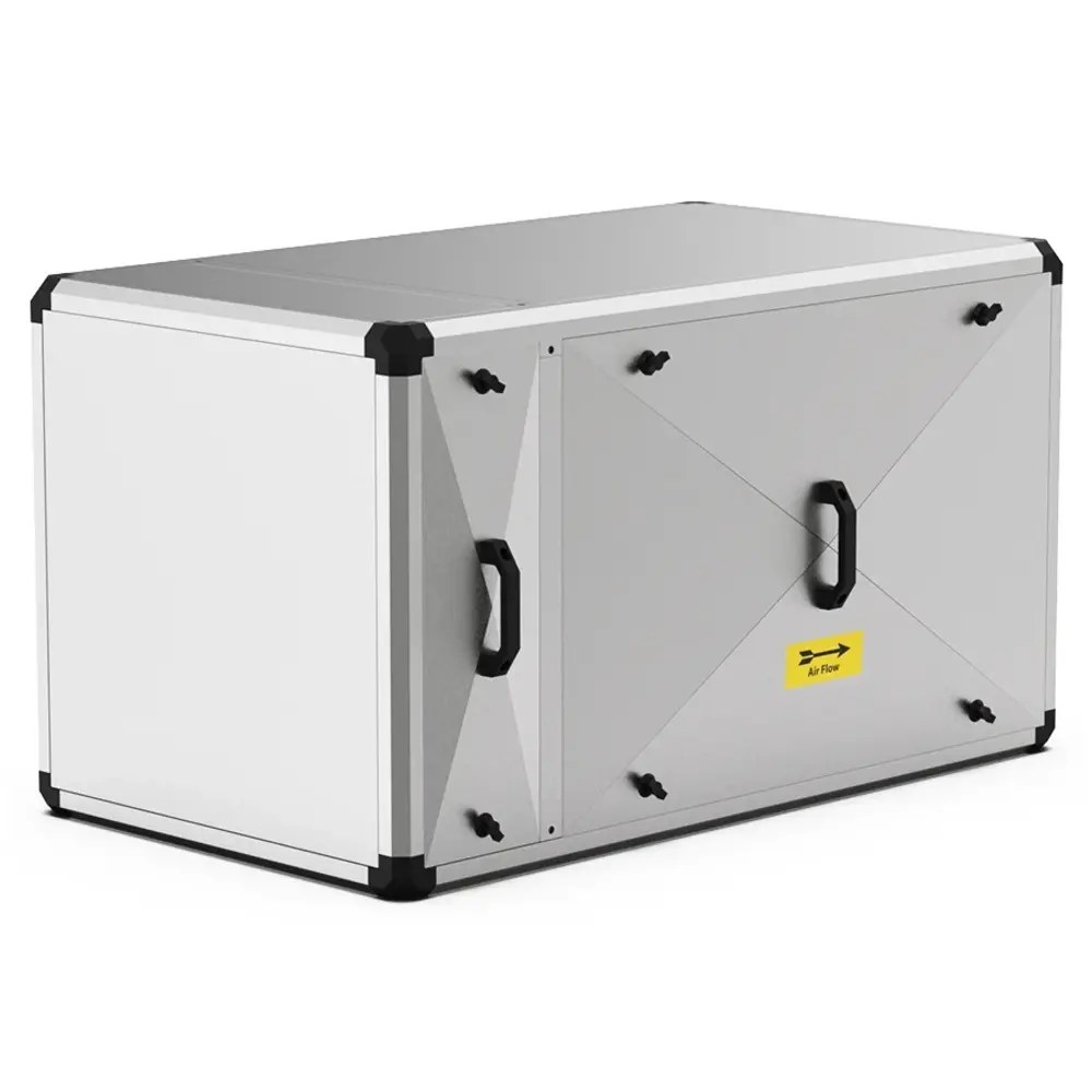 Qusinox Geurfilterkast | 3250m³/u | 10 Carbonfilters | 5.5a | 0.55kw (230v) | 1250x700x700(h)mm