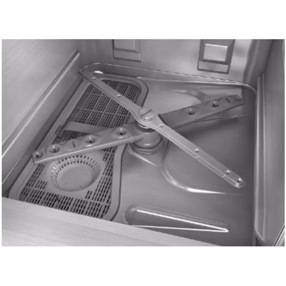 Hobart Glazenspoelmachine | Ecomax Plus | Mand 400x400 | Afvoerpomp | Zeeppomp | Naglanspomp | 230v/400v | Dubbelwandig | 460x590x705(h)mm