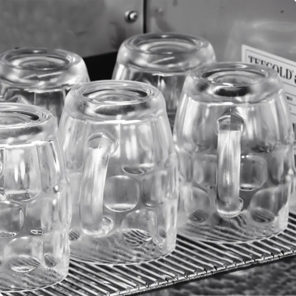 Tefcold Glasbevriezer | 112l | Rvs | -2°c/-15°c | Geforceerd | 595x525x875(h)mm