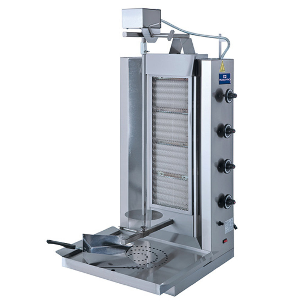 Mastro Tapasvitrine | Rvs/zwart | 4x 1/3 GN | +1°c/+5°c | Statisch | 1 Niveau | 1216x410x250(h)mm