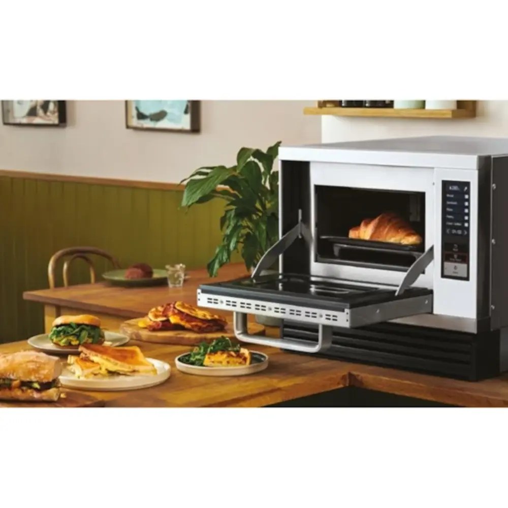Panasonic High Speed Oven | Scv3 | 1 Niveau (260x225) | Elektrisch | 30°c/280°c | Hetelucht + Inverter-magnetron | Grillfunctie | 3.6kw(230v) | Touchscreen + App | 474x565x412(h)mm