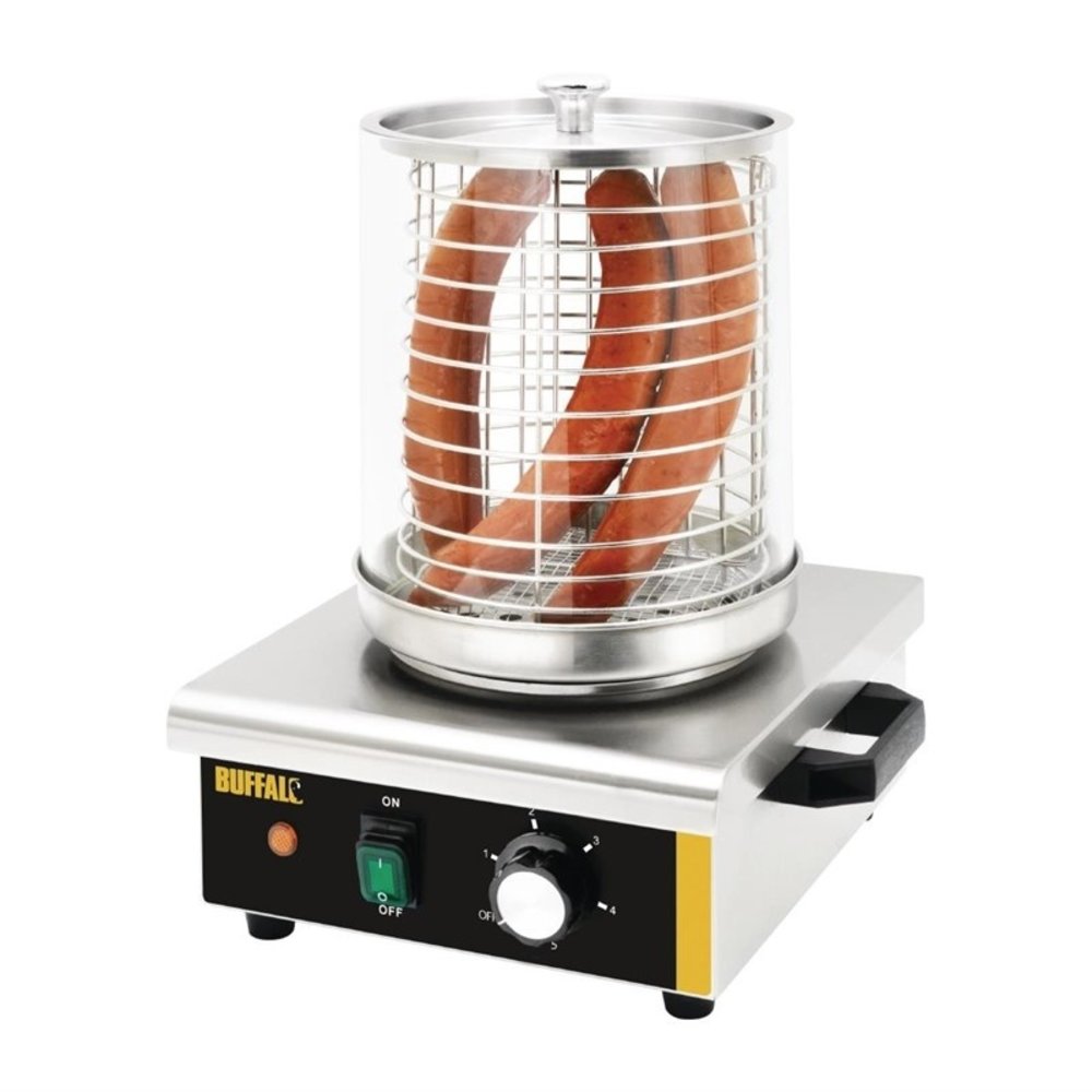 Buffalo Wafelijzer | Enkel | Belgische Wafels (165x100mm) | 60°c/300°c | 1.6kw (230v) | Timer | 325x400x245(h)mm