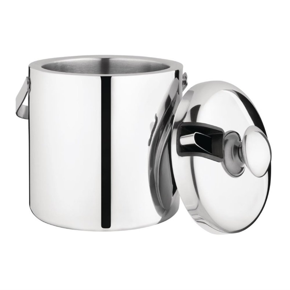 Olympia Ijsemmer Met Deksel en Tang | 1,23l | 15(h) x 14(ø)cm