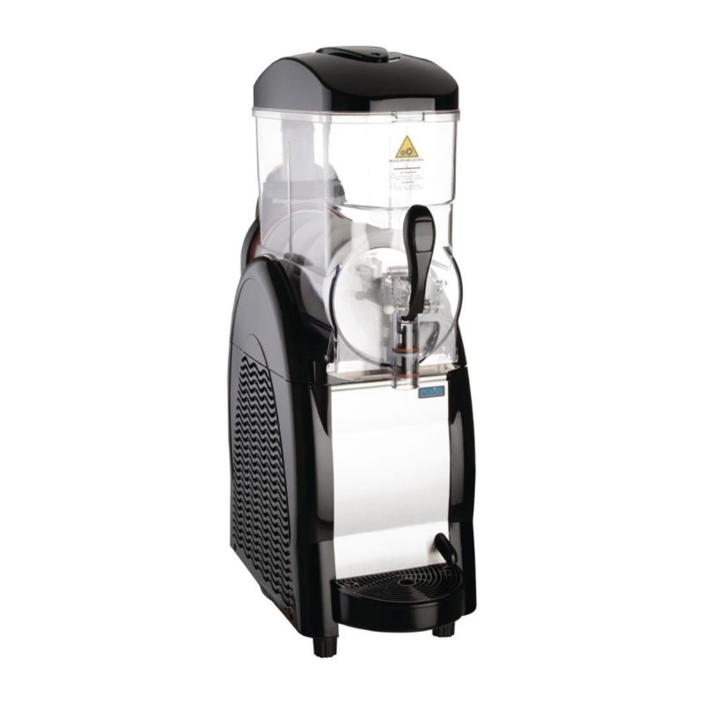 Polar Koelkist Met Werkblad | Zwart | 417l | Flesopener + Opvangbak | +2°c/+8°c (statisch + Ventilator) | 2 Schuifdeksels (dicht) | 1255x687x888(h)mm