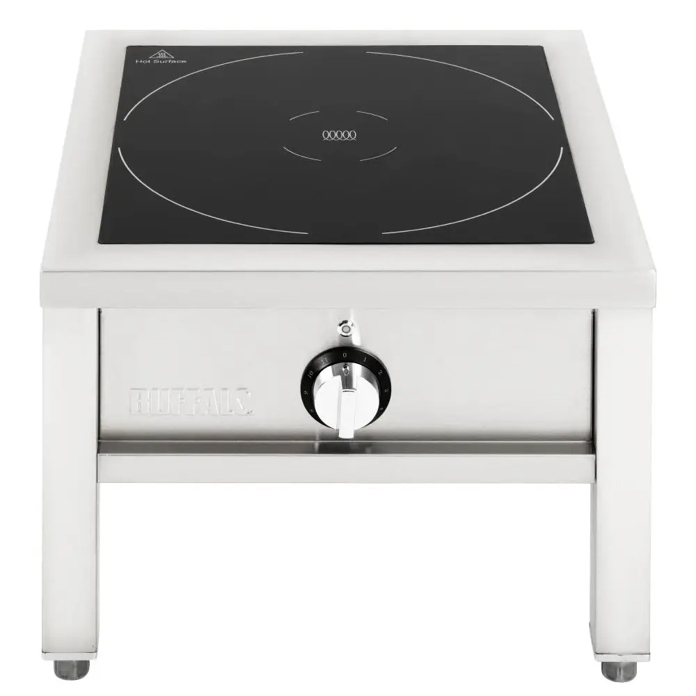 Buffalo Inductie Hokker | 1 Kookpunt | 8kw (400v) | 556x582x434(h)mm