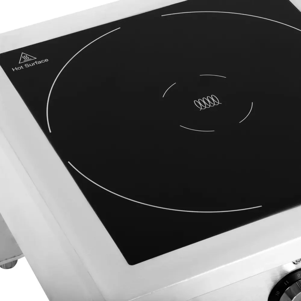 Buffalo Inductie Hokker | 1 Kookpunt | 8kw (400v) | 556x582x434(h)mm