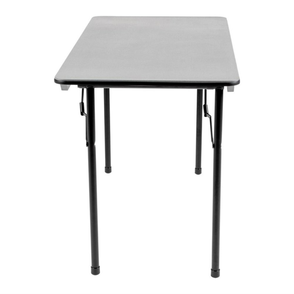 Bolero Inklapbare Buffettafel | Kunststof/rvs | Grijs Blad | Zwart Frame | In-/outdoor | 1220x610x750(h)mm