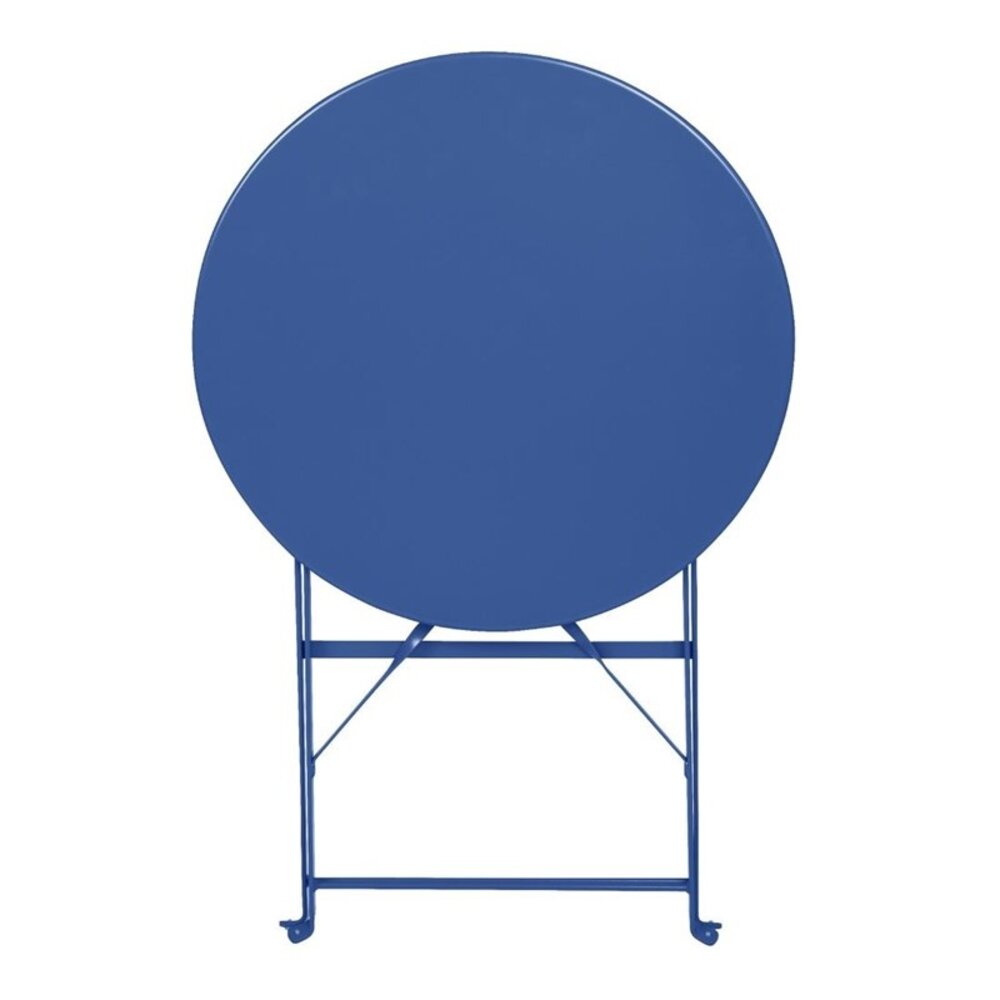Bolero Inklapbare Tafel | Perth | Staal | Marineblauw | In-/outdoor | ø600x710(h)mm