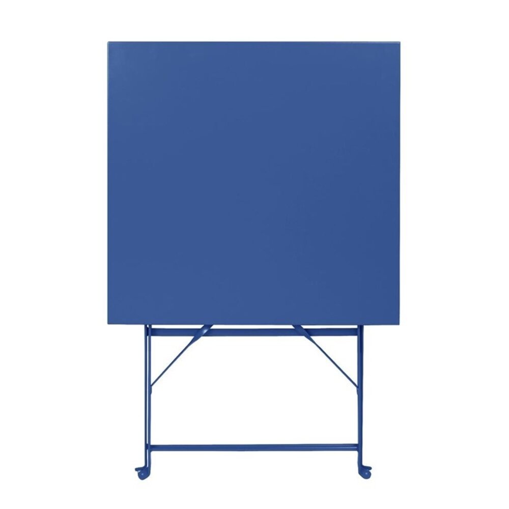 Bolero Inklapbare Tafel | Perth | Staal | Marineblauw | In-/outdoor | 600x600x710(h)mm