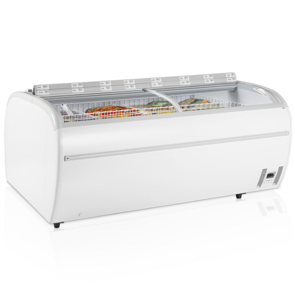 Tefcold Koel-/vrieseiland | Twin | 1697l | Wit | -18°c/-24°c & -1°c/+15°c | Statisch | Schuifdeksels | 2150x1465x930(h)mm