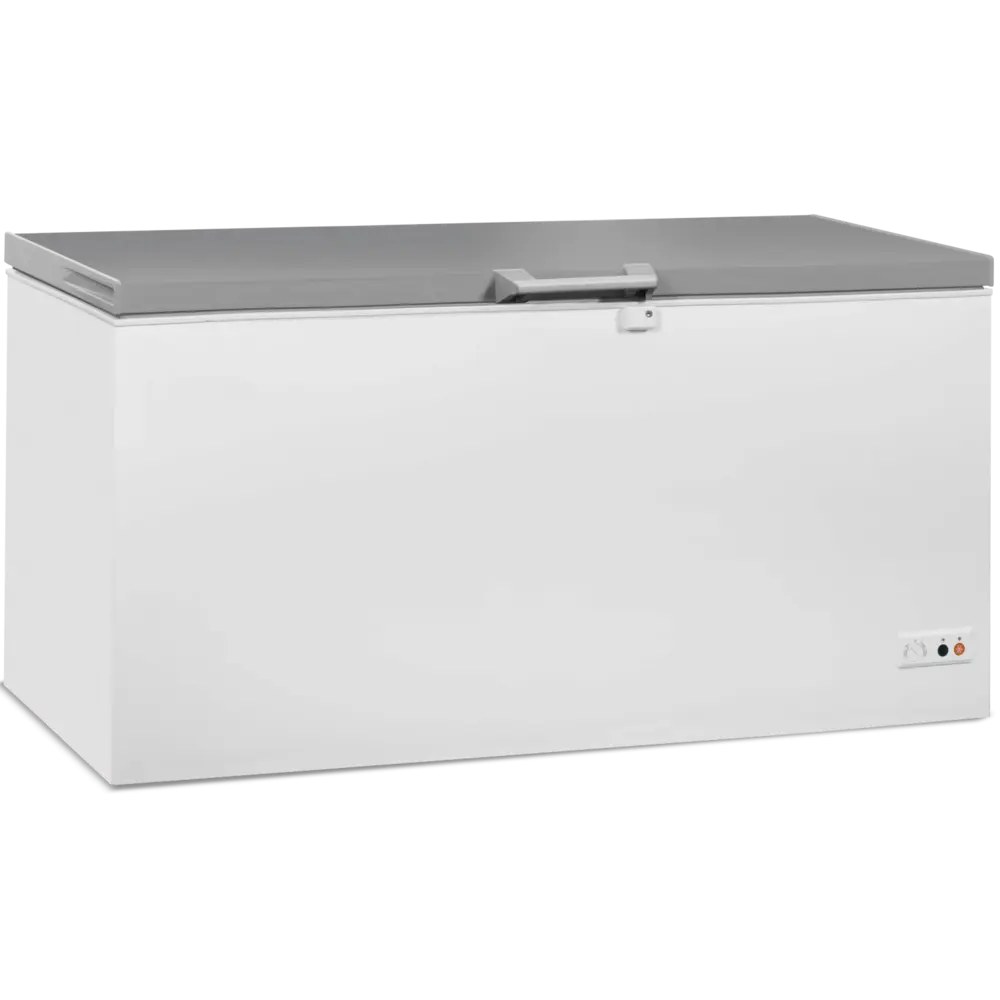 Tefcold Koel-/vrieskist | CF | Wit/rvs | 667l | -17°c/-24°c & +2°c/+6°c | Statisch | Kanteldeksel | 1775x743x840(h)mm