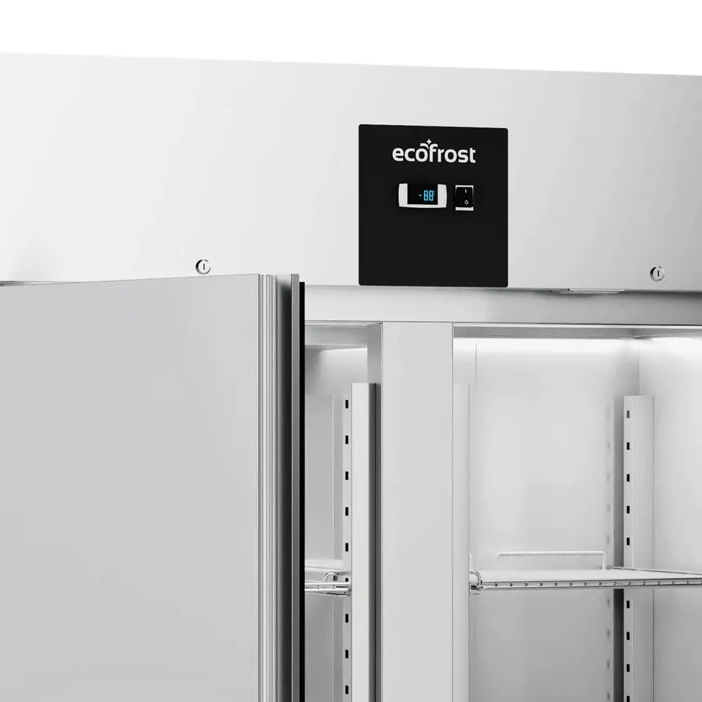 Ecofrost Koelkast | 1300l (2/1 Gn) | Rvs | -2°c/+8°c | Geforceerd | Wielen (geremd) | 1480x830x2010(h)mm