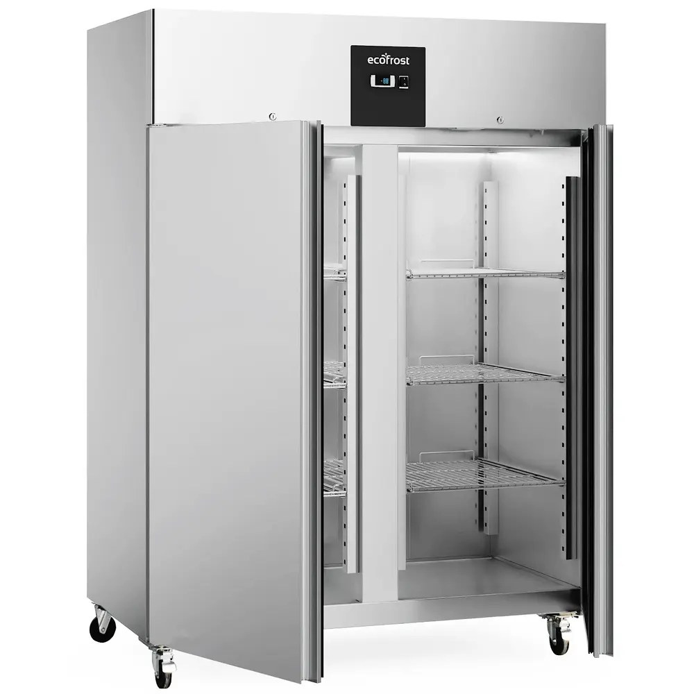 Ecofrost Koelkast | 1300l (2/1 Gn) | Rvs | -2°c/+8°c | Geforceerd | Wielen (geremd) | 1480x830x2010(h)mm