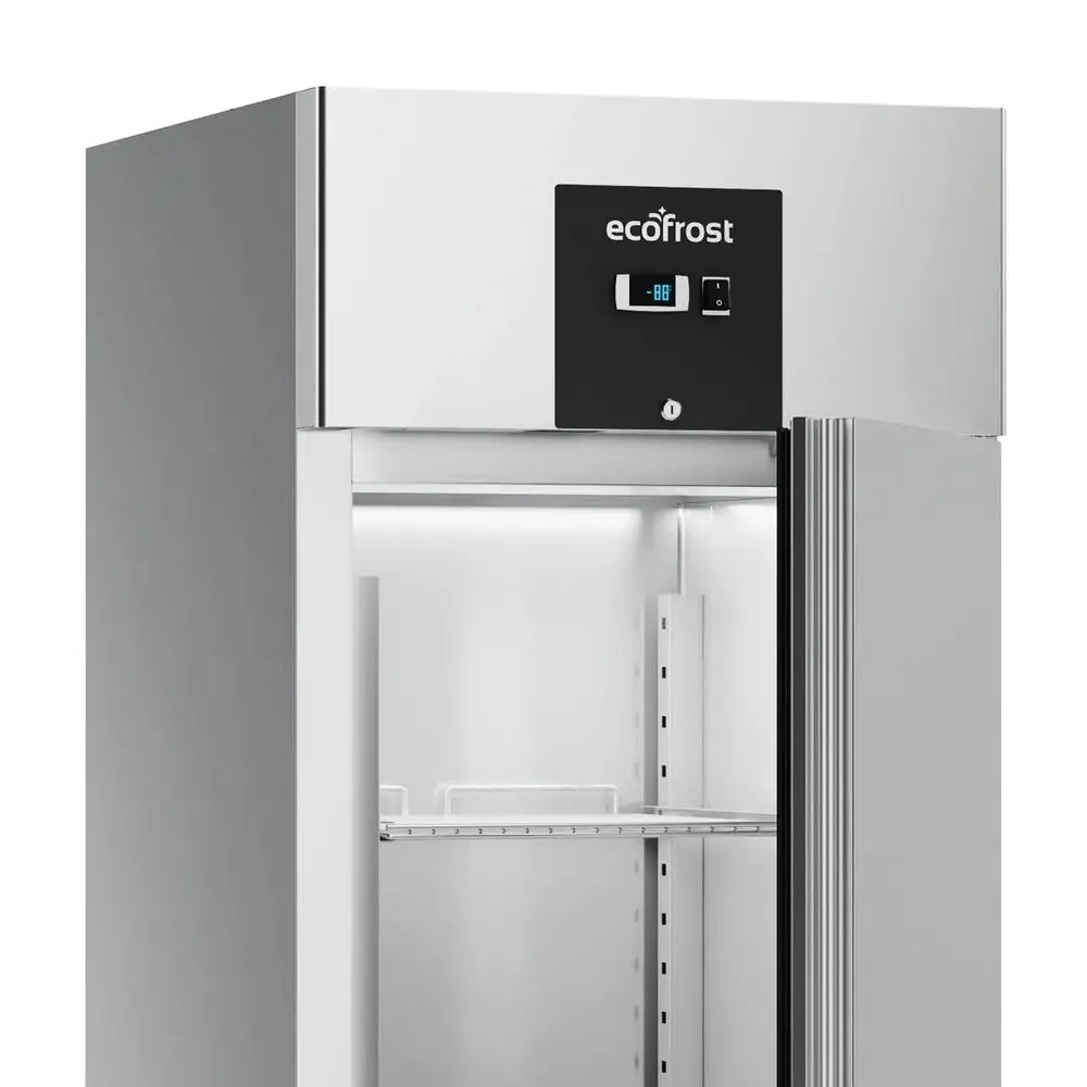 Ecofrost Koelkast | 650l (2/1 Gn) | Rvs | -2°c/+8°c | Geforceerd | Wielen (geremd) | 740x830x2010(h)mm