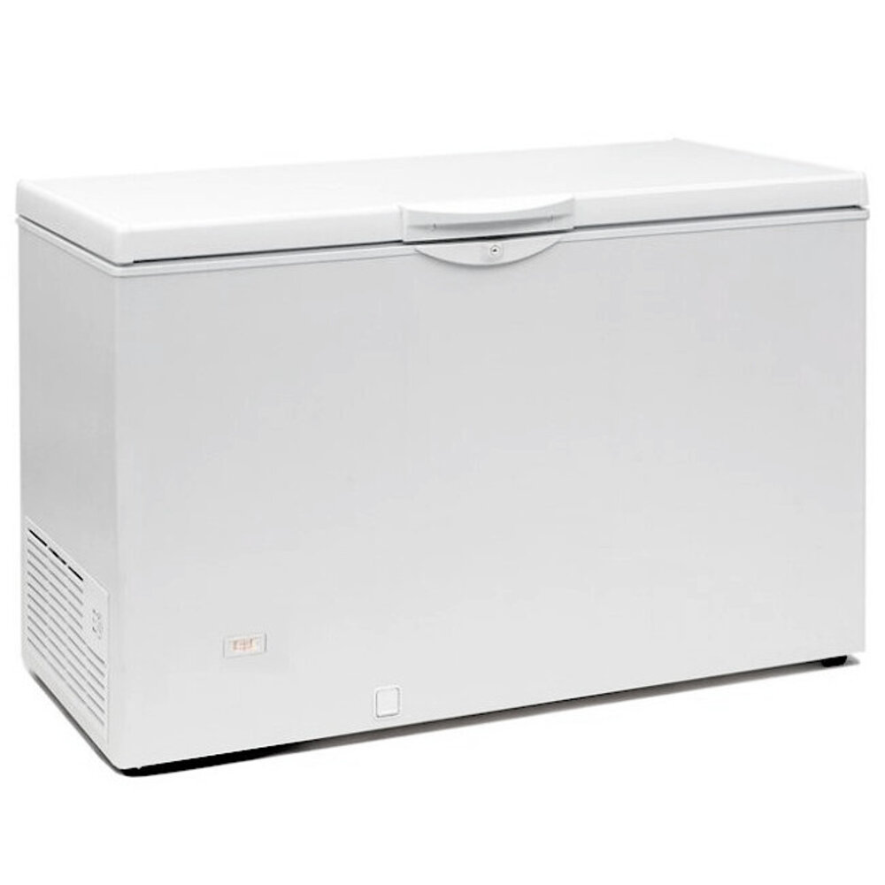 Tefcold Koelkist | Ebc | Wit | 352l | +3°c/+10°c | Statisch | Kanteldeksel | Wielen | 1326x696x857(h)mm