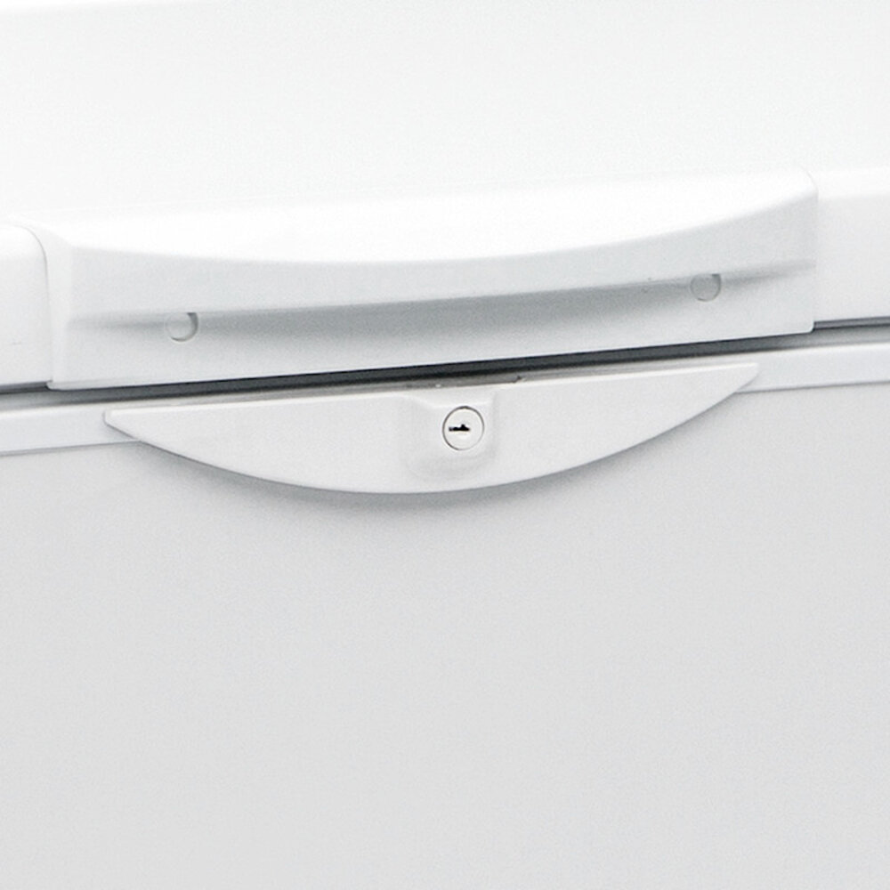 Tefcold Koelkist | Ebc | Wit | 352l | +3°c/+10°c | Statisch | Kanteldeksel | Wielen | 1326x696x857(h)mm
