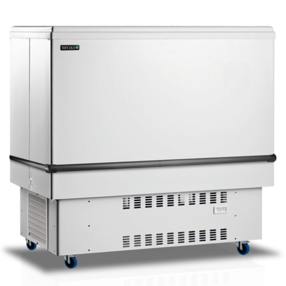 Tefcold Koelkist | Wit | 250l | +1°c/+8°c | Statisch | Schuifdeksels | Wielen (geremd) | 1025x625x1000(h)mm
